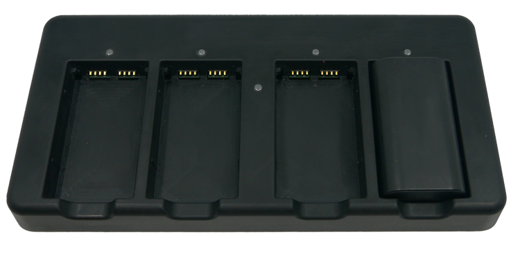 Unitech Estación de Carga 5100-900031G, 4 Contactos AC, 100 - 240V, 60W