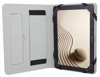 Urban Factory Funda de Koskin Luxury para Tablet 10.1", Negro/Gris