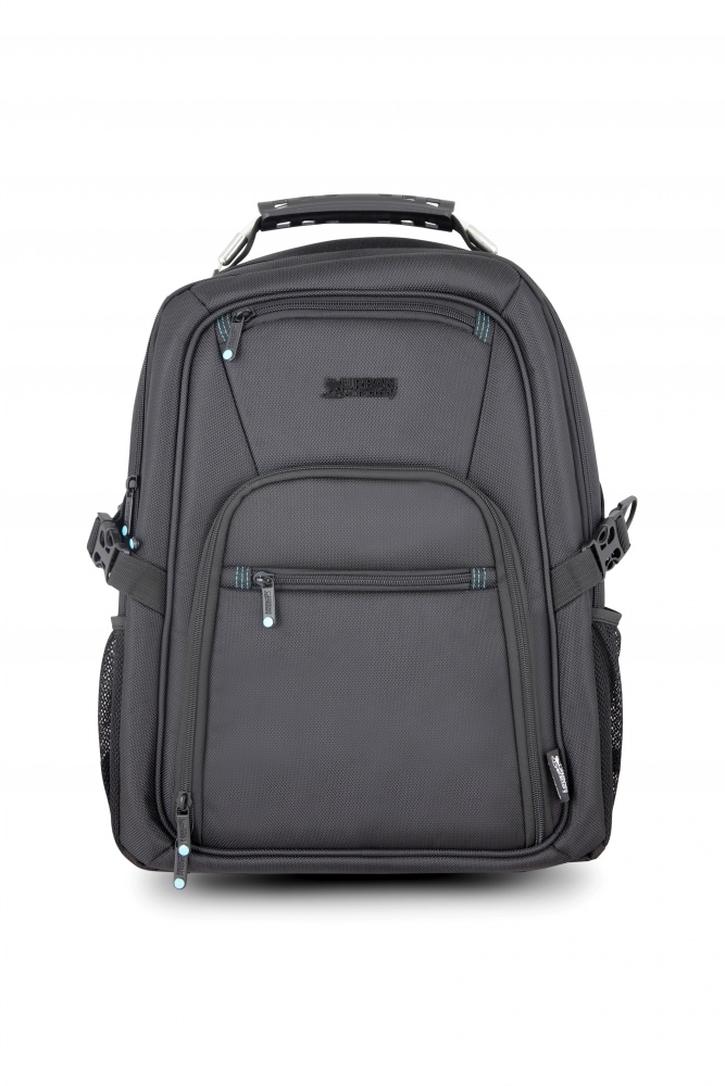 Urban Factory Mochila de Nylon Heavee para Laptop 17.3", Negro