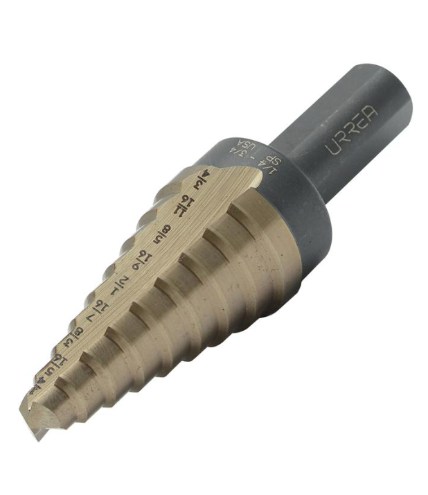 Urrea Broca de Acero Rápido BME6, 1/4" - 1-3/8", para Metal/Plástico/Madera