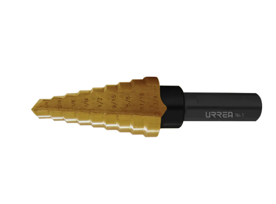 Urrea Broca de Acero BME7, 1/4" - 1-3/8", para Metal/Plástico/Madera