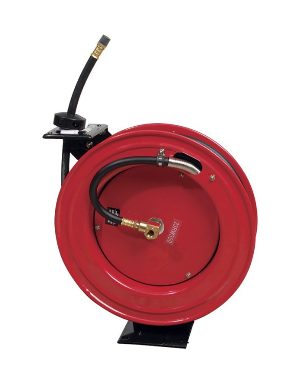 Urrea Porta Manguera Portátil 23RW350, hasta 15 Metros, Rojo