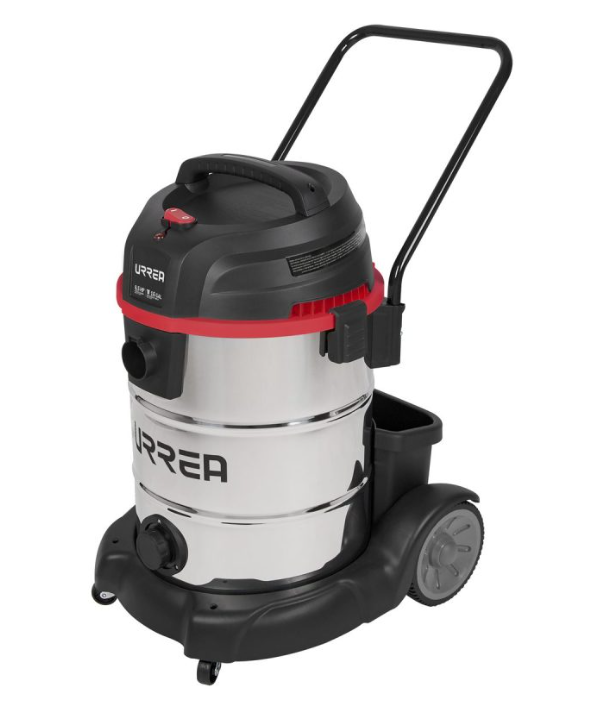 Urrea Aspiradora AS810A, 1200W, 34 Litros, Negro/Gris