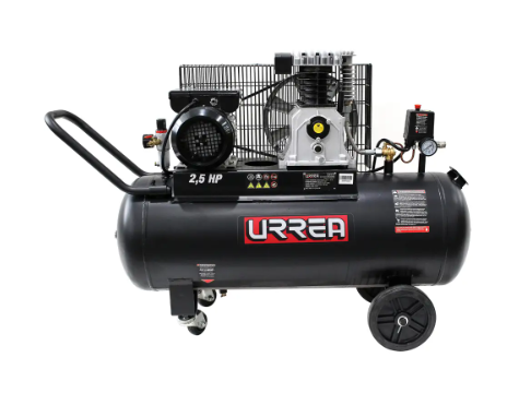 Urrea Compresor de Aire Horizontal COMP8100, 100L, 150psi, 2.5HP, 127V
