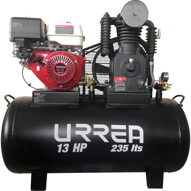 Urrea Compresor de Aire Horizontal COMP9235A, 235L, 115psi, 13HP,