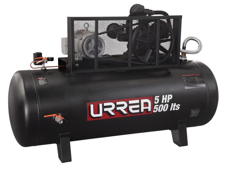 Urrea Compresor de Aire Horizontal COMP9505, 500L, 150psi, 5HP, 220V