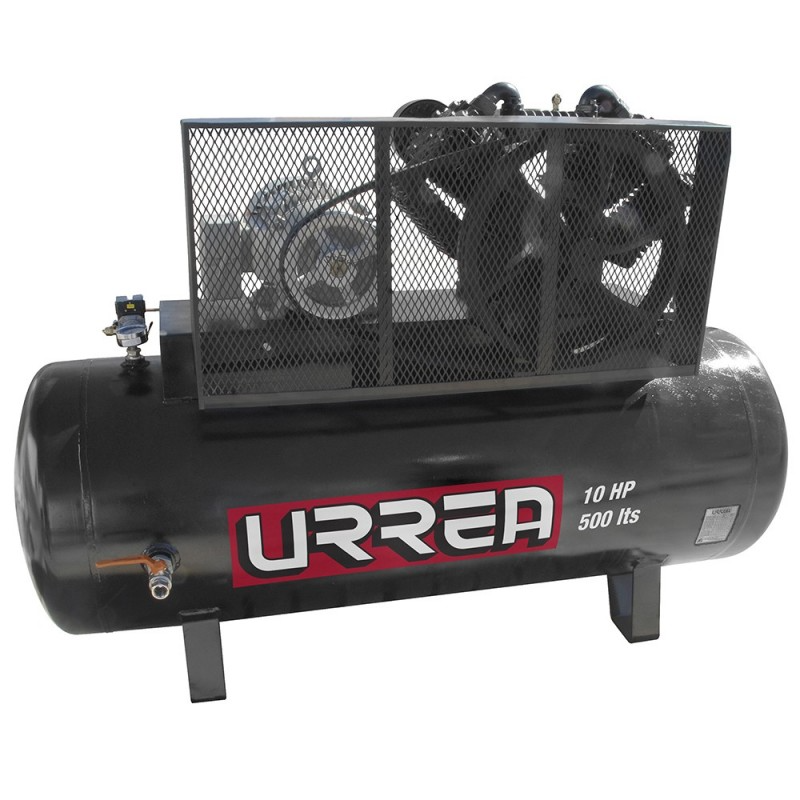 Urrea Compresor de Aire Horizontal COMP9510, 500L, 150psi, 10HP, 220V