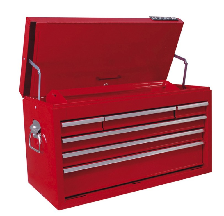 Urrea Caja de Herramientas I27S6, 6 Compartimentos, Rojo