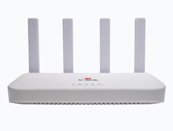 V-SOL Unidad de Red Óptica AX1500, 1 x GPON, 4 X RJ-45, Wi-Fi, SC/APC