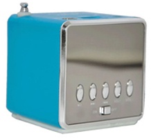 VAMAV Bocina Portátil WS-388, Alámbrico, 1.0, USB/3.5 mm, Azul