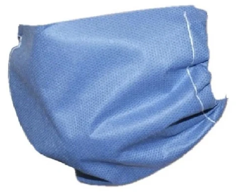 Ventronic Cubrebocas de Pellón Impermeable Grueso para Adulto, 6 - 8 Horas, Azul, 1 Pieza