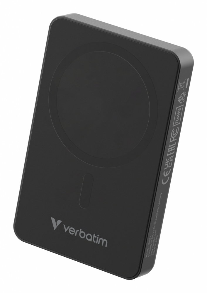 Cargador Portátil Verbatim Power Bank Charge 'n' Go, 10.000mAh, Negro