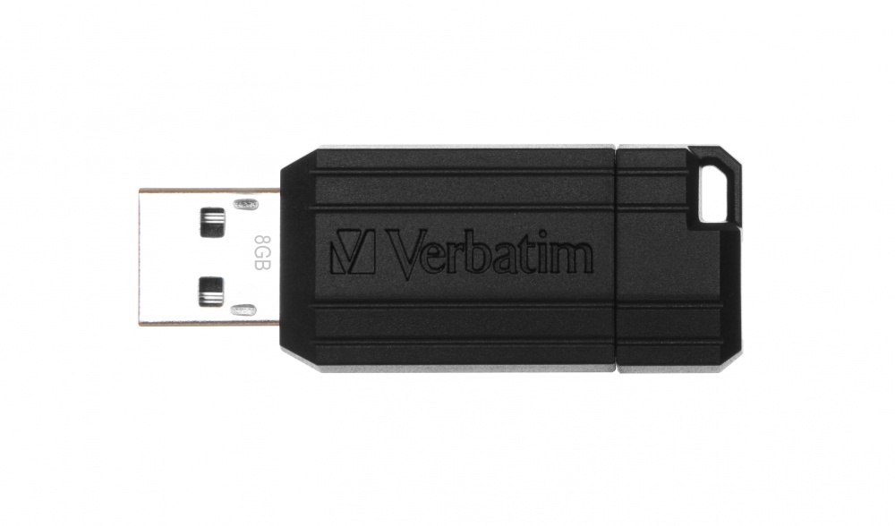 Memoria USB Verbatim 49062, 8GB, USB-A 2.0, Lectura 10MB/s, Escritura 4MB/s, Negro
