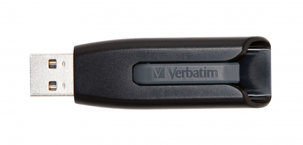 Memoria USB Verbatim Store 'n' Go V3, 16GB, USB-A 3.0, Lectura 60MB/s, Escritura 12MB/s, Negro/Gris