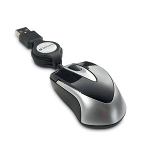 Mouse Verbatim Travel Óptico 97256, USB, Negro