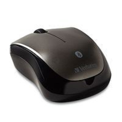 Mouse Verbatim Bluetooth Multi-Trac 98590, Inalámbrico, USB, 1600DPI, Negro/Gris