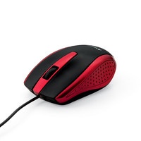 Mouse Verbatim Óptico Bravo, Alámbrico, USB, Negro/Rojo
