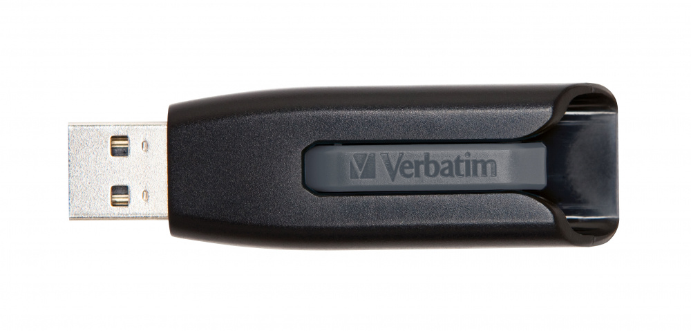 Memoria USB Verbatim Verbatim V3, 32GB, USB-A 3.0, Lectura 80MB/s, Escritura 25MB/s, Negro/Gris