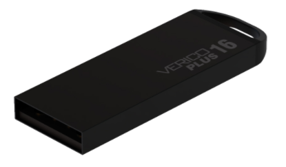 Memoria USB Verico Plus VR25, 8GB, USB 2.0, Negro