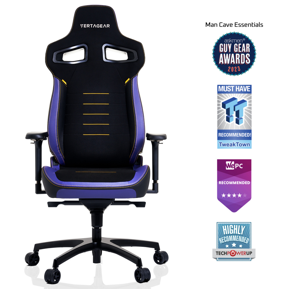 Vertagear Silla Gamer PL4800, hasta 163kg, Negro