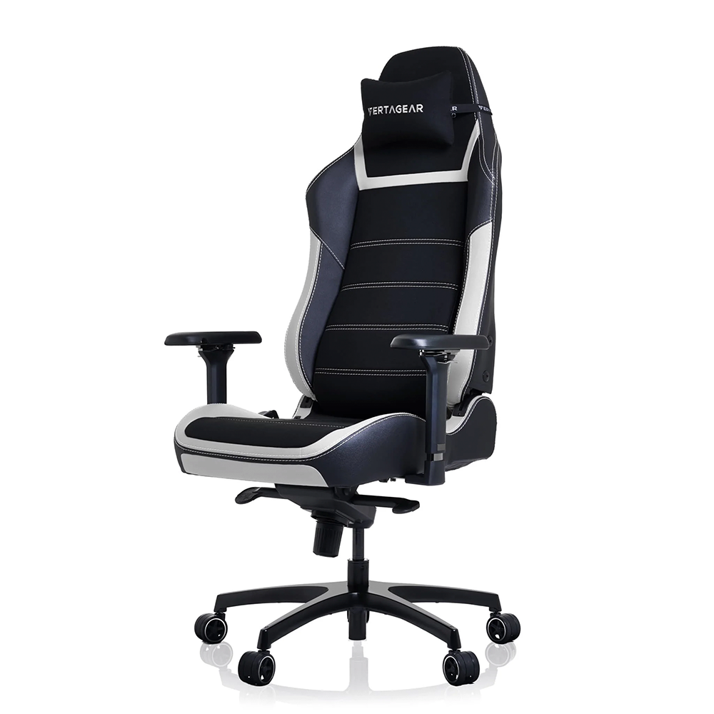 Vertagear Silla Gamer PL6800, hasta 180kg, Negro/Blanco