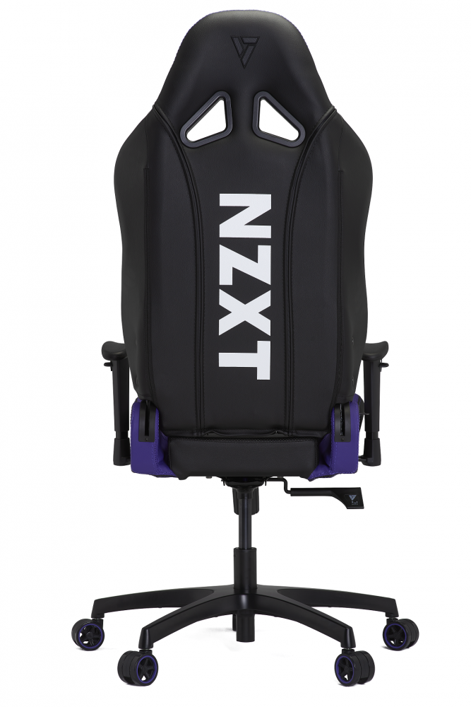 Vertagear Silla Gamer SL2000 NZXT, hasta 150Kg, Negro/Morado