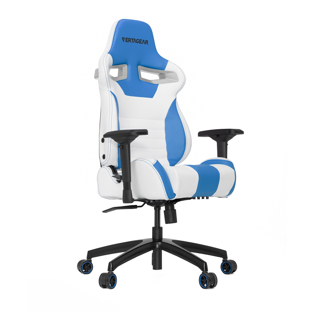 Vertagear Silla Gamer SL4000, hasta 150Kg, Blanco/Azul