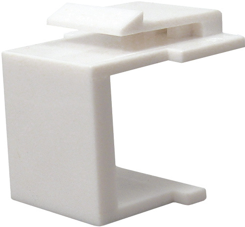 Vertical Cable Inserto para Tapa Ciega Keystone 037-327WH, Blanco, 100 Piezas