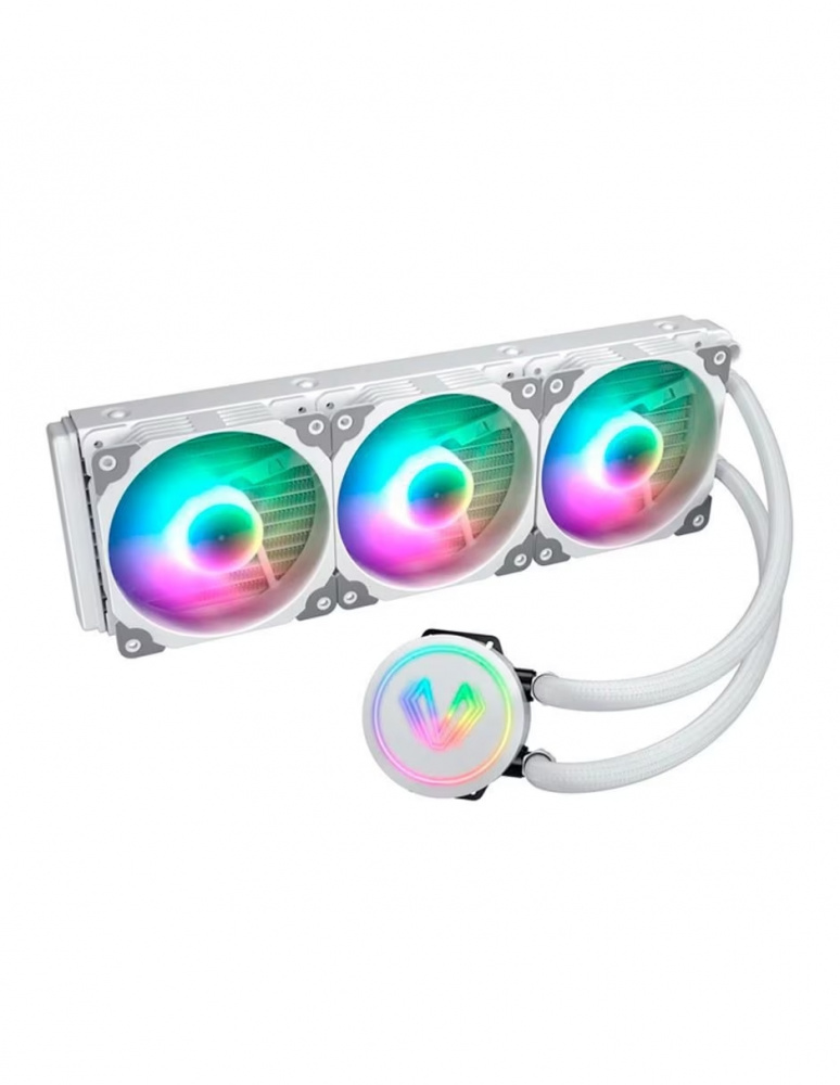 Vetroo VT-AIO-V360-WT Enfriamiento Líquido para CPU, 3x 120mm, hasta 1800RPM, Blanco 