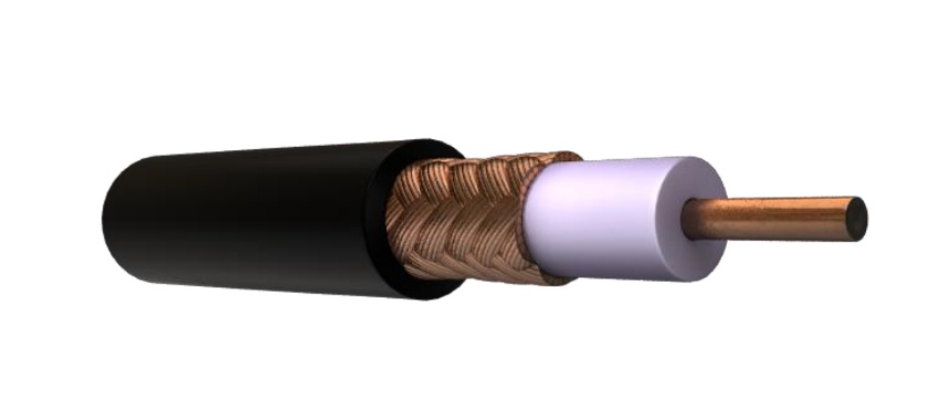 Viakon Bobina de Cable Coaxial, 20 AWG, 1000 Metros