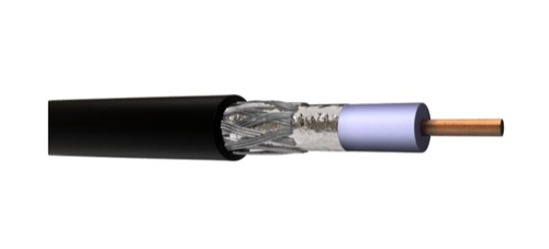 Viakon Bobina de Cable Coaxial, 20 AWG, 500 Metros