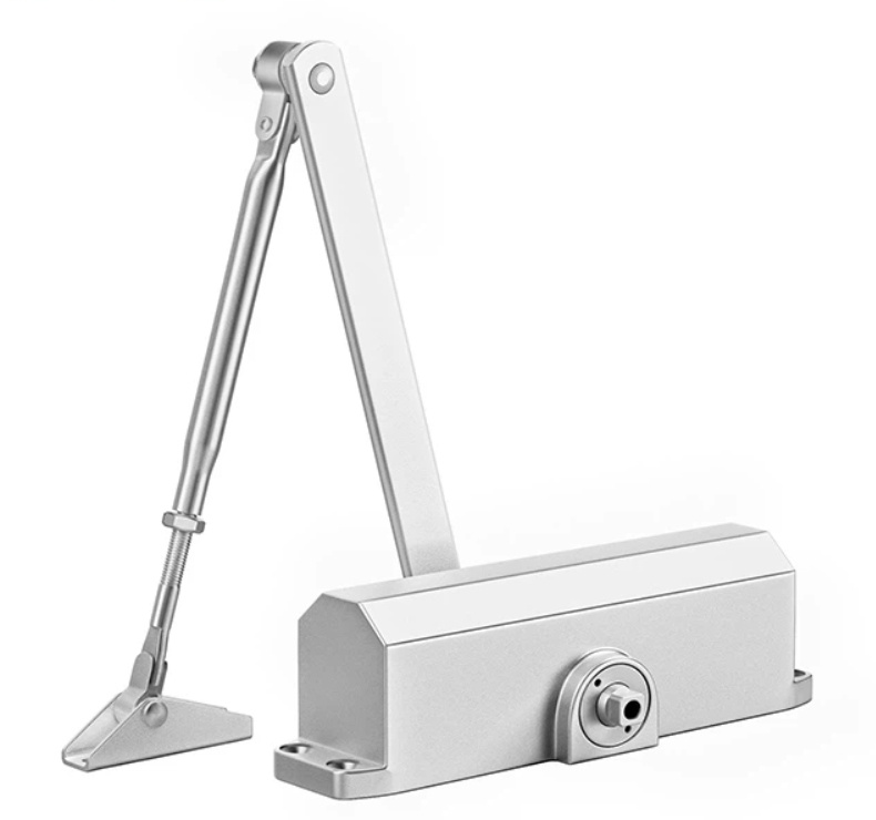 Vians Brazo Cerrador de Puertas VI-S101, hasta 40Kg, Plata