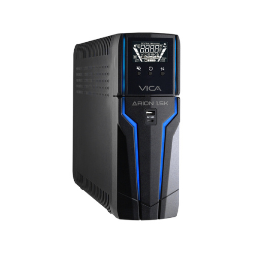 No Break Vica ARION 1500 Línea Interactiva, 900W, 1500VA, Entrada 110 - 120V, Salida 110 - 120V, 10 Contactos