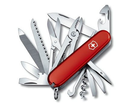 Victorinox Navaja Multiherramienta Handyman, 24 Funciones, Rojo
