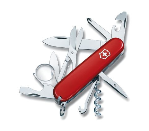 Victorinox Navaja Multiherramienta Explorer, 16 Funciones, Rojo