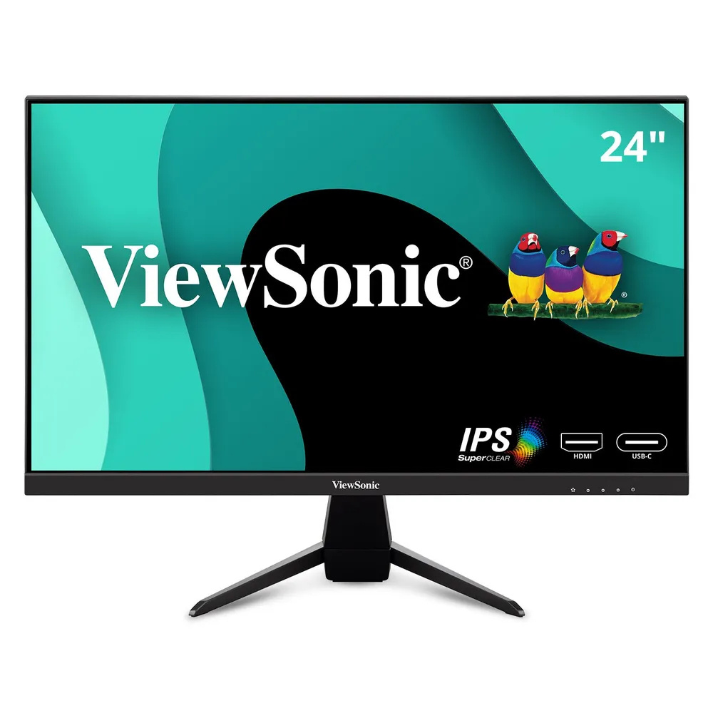 Monitor ViewSonic VX2467U LED 24", 1920x1080 Full HD, 75Hz, HDMI, Bocinas Integradas, Negro