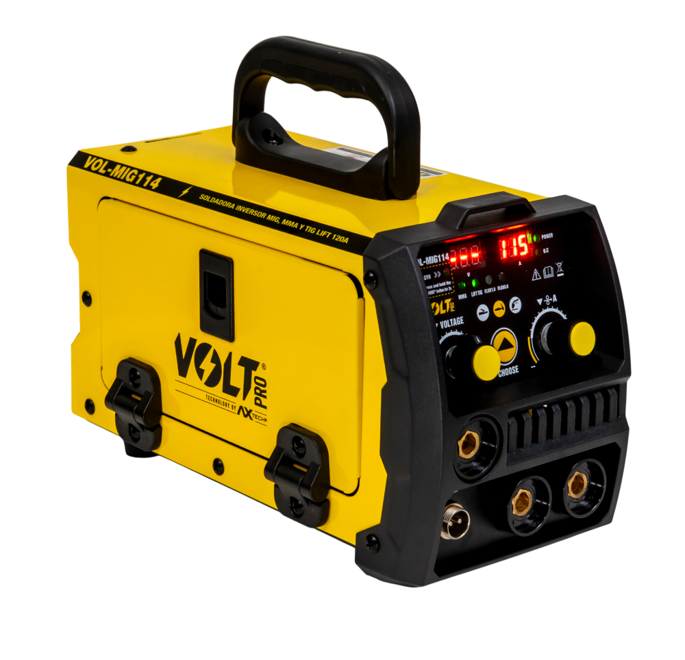 Volt Soldadora Multiproceso VOL-MIG114, 120A, 120V, GMAW/MMA/GTAW
