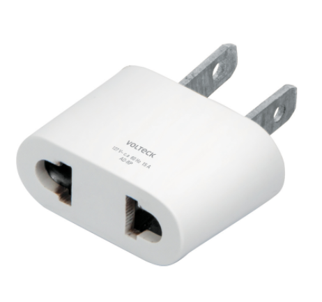 Volteck Adaptador de Energía AD-RP, 127V, 15A, Blanco