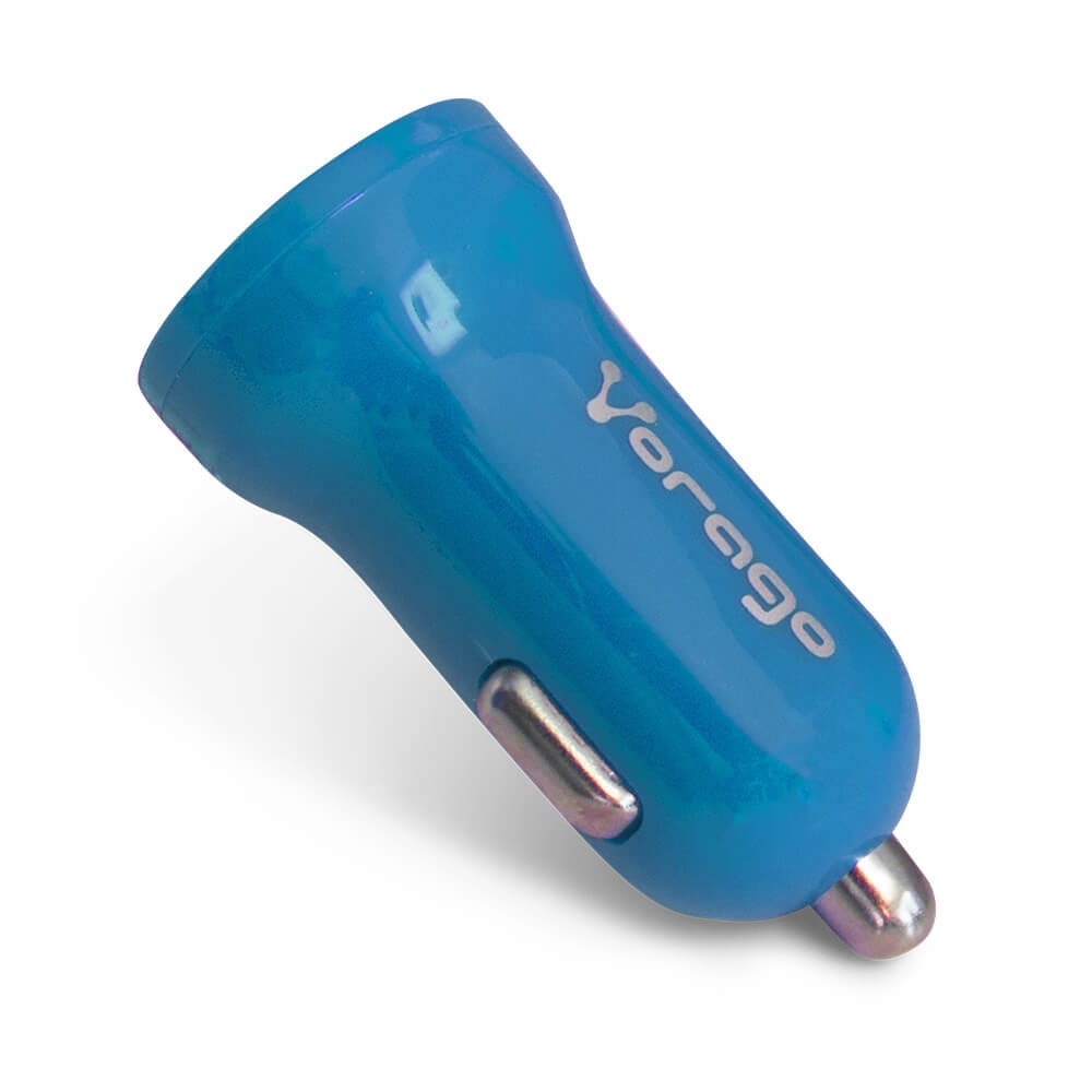 Vorago Cargador para Auto AU-101 V2, 1x USB 2.0, 5V, Azul