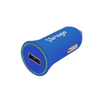Vorago Cargador de Auto AU-101, 5V, 1x USB 2.0, Azul
