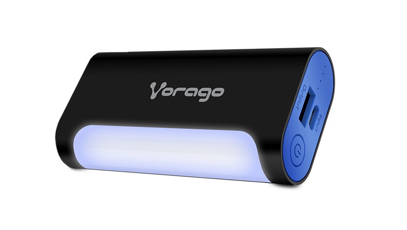 Cargador Portátil Vorago PowerBank 201, 6000mAh, USB y Micro-USB, Negro/Azul