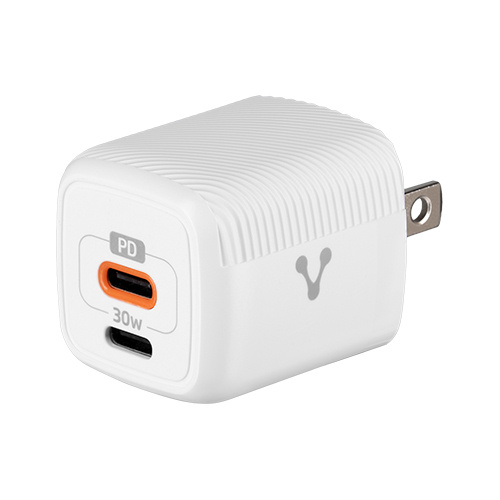 Vorago Cargador de Pared AU-355, 30W, 2 x USB-C