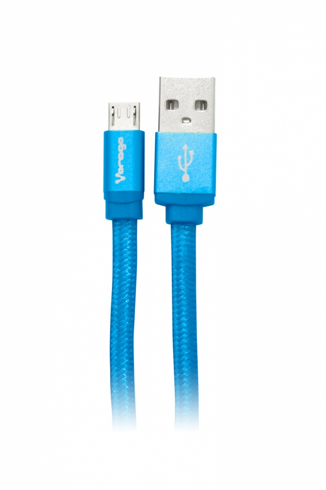 Vorago Cable USB 2.0 A Macho - Micro USB B Macho, 1 Metro, Azul