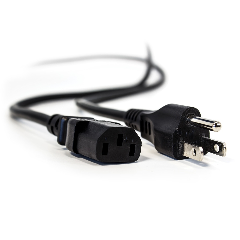 Vorago Cable de Poder CAB-122, 1.5 Metros, Negro