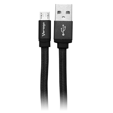 Vorago Cable USB Macho - Micro-USB Macho, 2 Metros, Negro