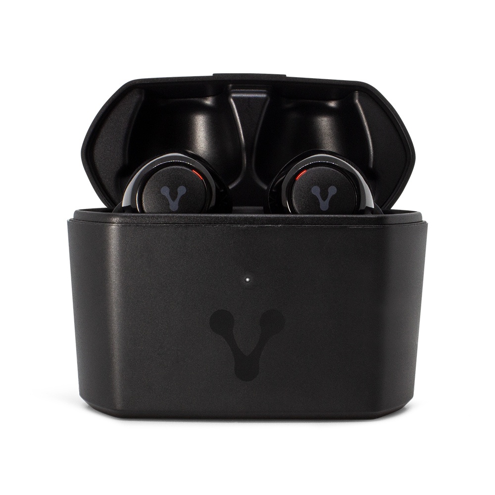 Vorago Audífonos Intrauriculares con Micrófono ESB-600 PLUS, Inalámbrico, Bluetooth, Negro