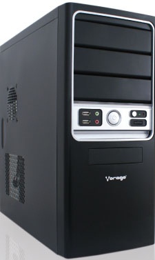 Vorago Gabinete GAB-100, Full-Tower, Micro-ATX, 2x USB 2.0, con Fuente de 450W, Negro