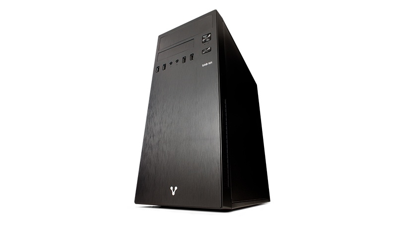 Gabinete Vorago GAB-101K, Midi-Tower, ATX/Micro-ATX/Mini-ITX, USB 2.0, con Fuente de 500W, 1 Ventilador Instalado, Negro 