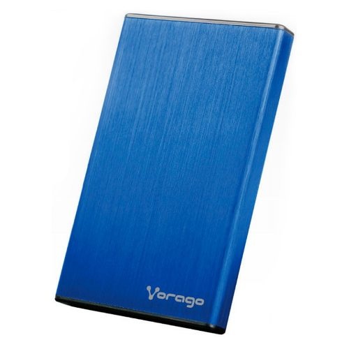 Vorago Gabinete de Disco Duro HDD-201, 2.5'', SATA, USB 3.0, Azul