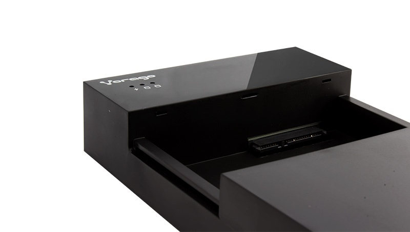 Vorago Gabinete de Disco Duro, 2.5/3.5'', SATA, USB 2.0, Negro